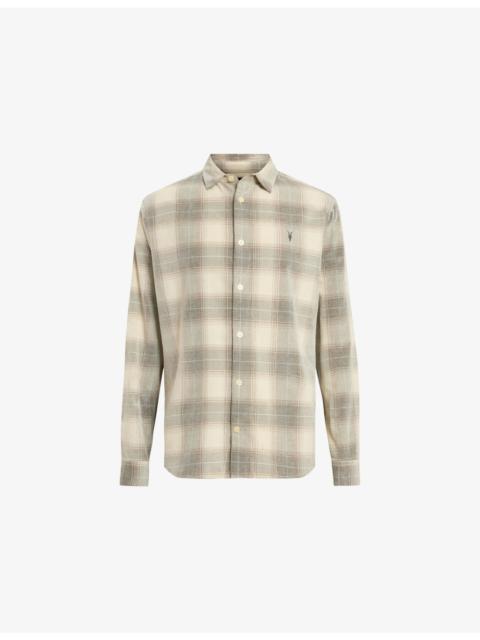 Yuki Logo-Embroidered Checked Cotton Shirt