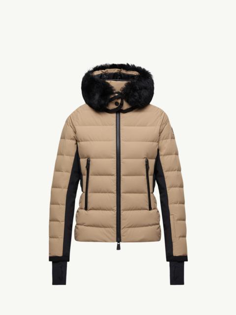 Lamoura Hooded Shearling-Trimmed Down Ski Jacket