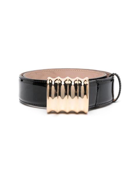 Khaite Julius patent-leather belt