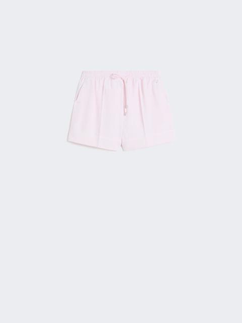 Satin jogger shorts - pink