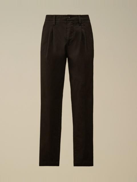 Cotton Gabardine Loose Chino Pants