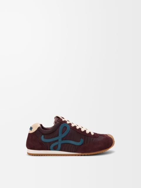 Ballet Runner 2.0 in nylon and calfskin