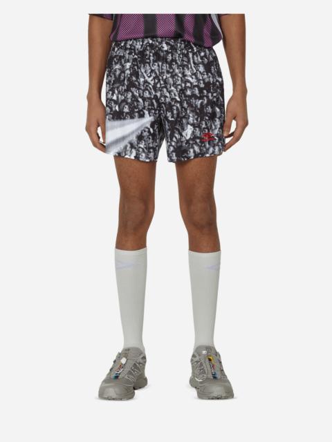 Printed Shorts White / Black