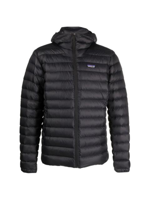 logo-patch padded down jacket