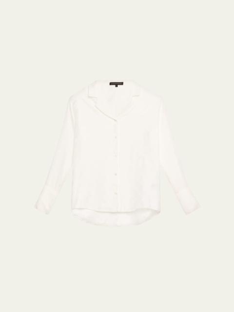 Handcuff Jacquard Silk Pajama Top