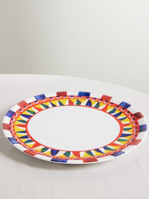 Painted Porcelain Charger Plate