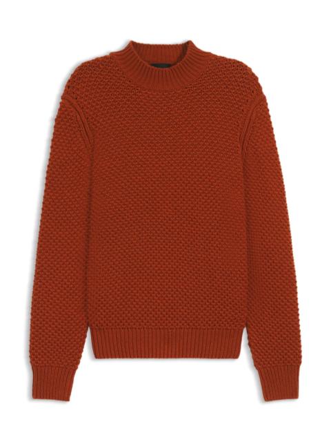 STRUCTURED-KNIT SWEATER IN VIRGIN WOOL
