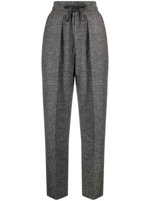 Miroki drawstring tapered trousers