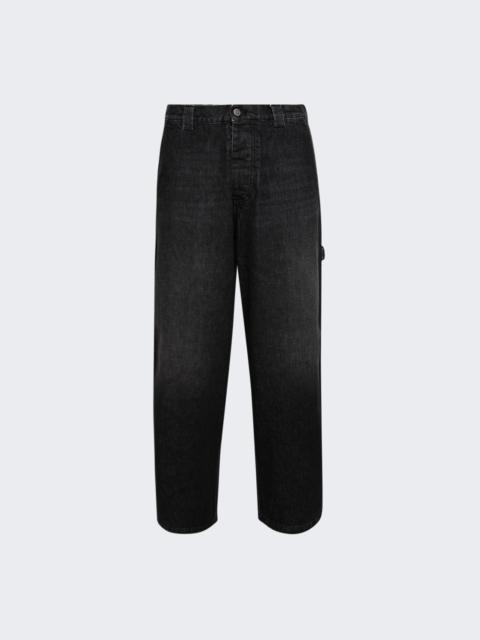 5 Pocket Pants Washed Black