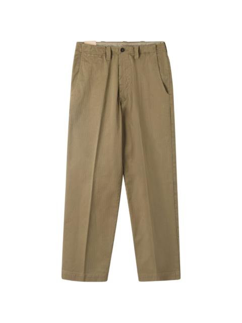 Thomas button-cuff chino trousers