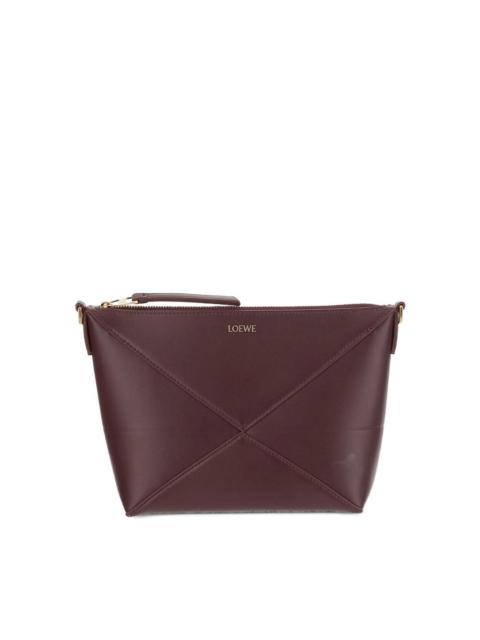 Puzzle Fold leather pouch