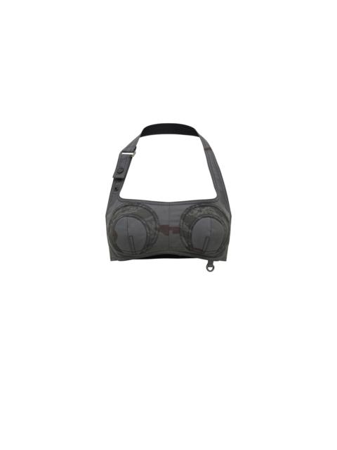 Regenerated Camo Bandeau Top