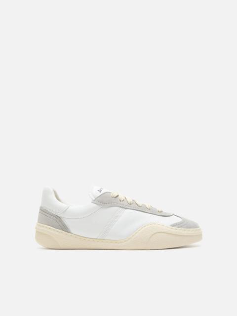 Leather sneakers - White/white