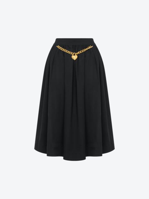 HEART LOCK COTTON CLOTH SKIRT