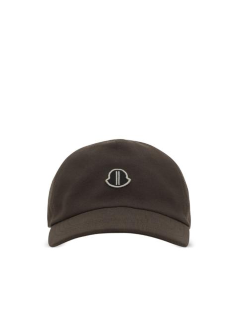 x Rick Owens logo patch cotton baseball cap