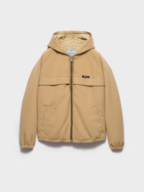 Technical fleece hoodie jacket