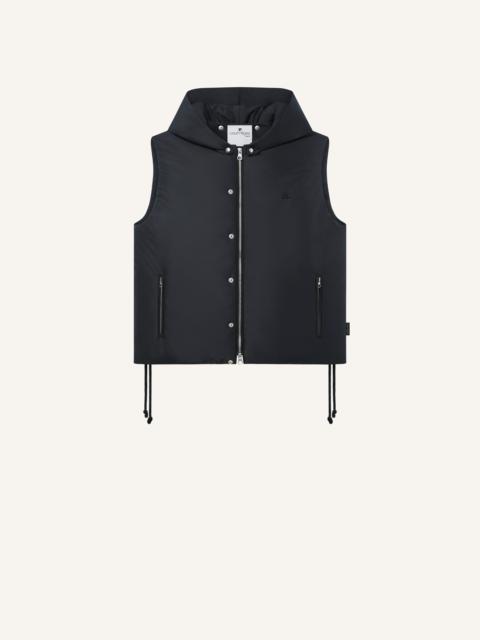 SLEEVELESS NYLON PUFFER JACKET