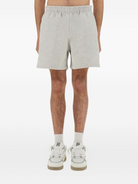 elasticated-waist shorts