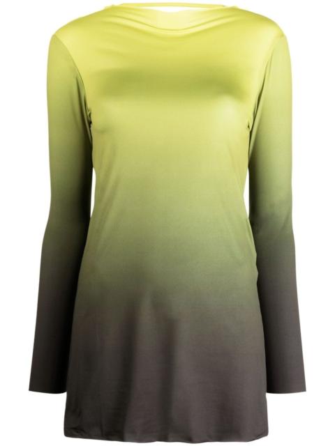 Alba gradient-effect minidress