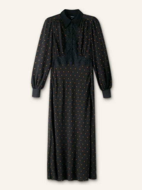 Lace Trim Maxi Dress