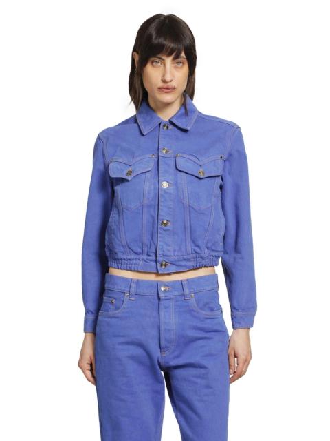 Versace Woman Blue Jackets