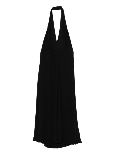 halterneck sleeveless day dress