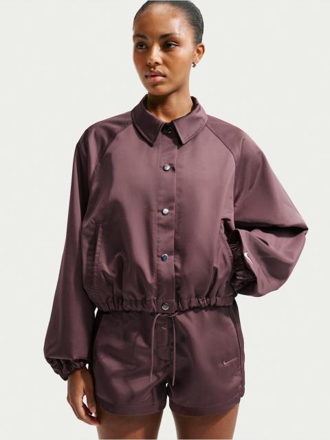 Nike Sportswear Women's Oversized Satin Coaches Jacket