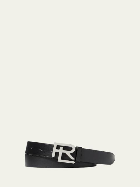 Men's RL-Logo Leather Belt