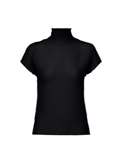 WOOLY PLEATS BK/WT-56