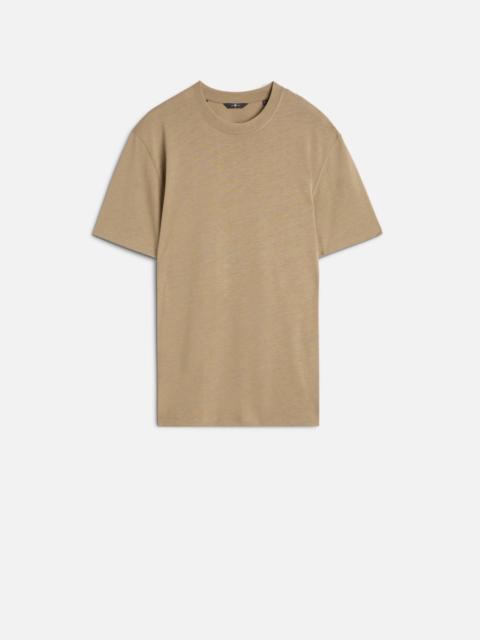 Lyocell Crewneck Tee in Taupe