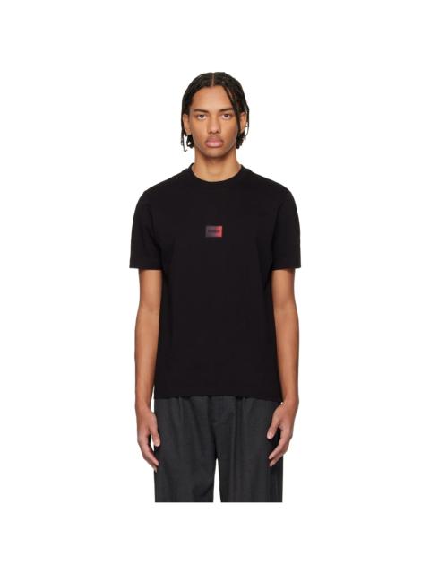 Black Gradient-Logo Cotton Jersey T-shirt