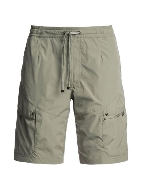 drawstring-waist cargo shorts