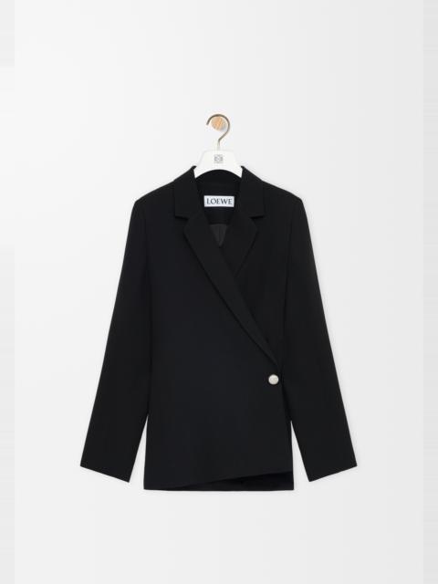 Jacket in stretch viscose blend