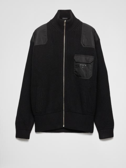 Wool and cashmere cardigan