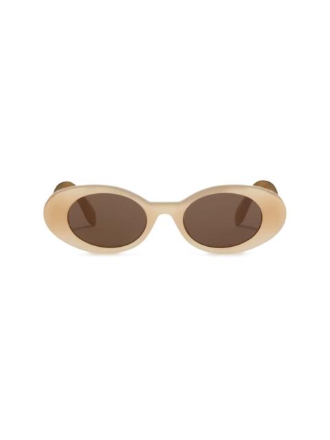 Gilroy oval-frame sunglasses