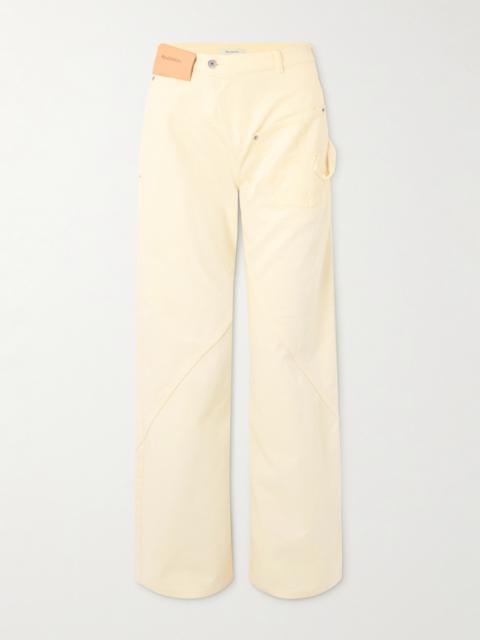Twisted Low-rise Wide-leg Jeans