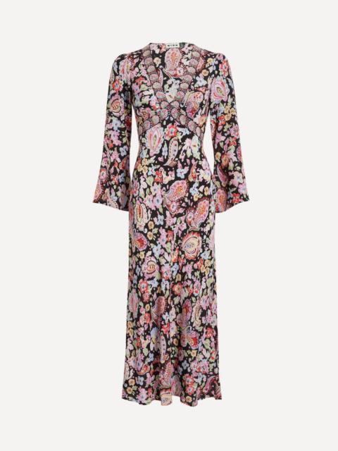 Tania Silk Midi Dress