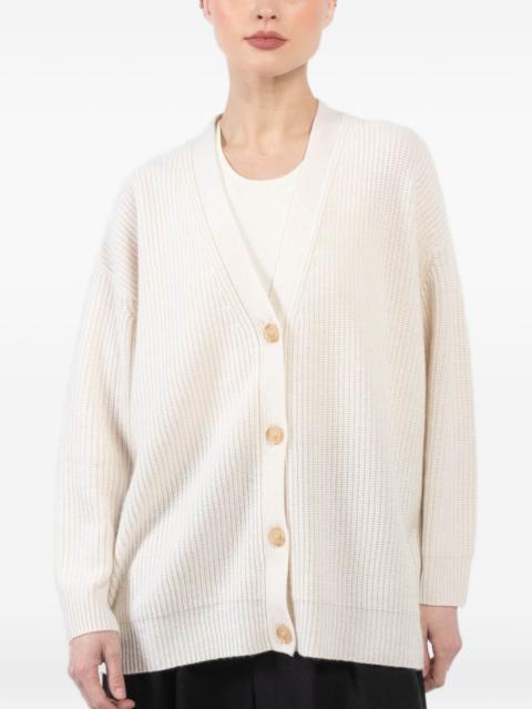 Cocoon buttoned cardigan