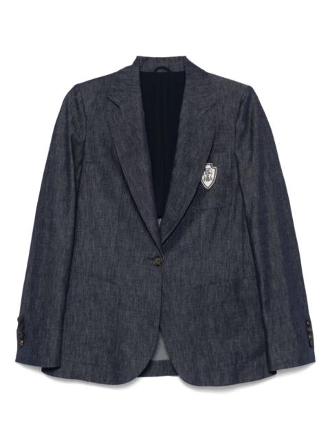 chambray blazer