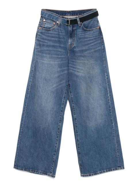 wide-leg jeans