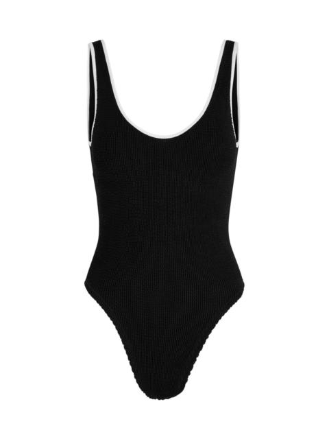 Hunza G Faye Seersucker Swimsuit
