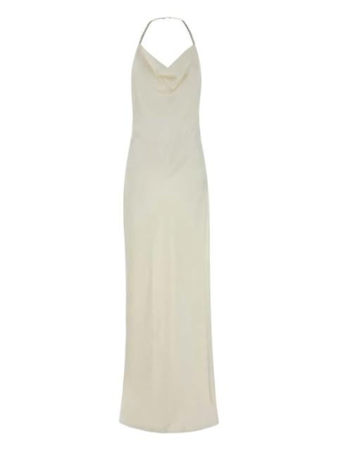 chain-neck maxi dress