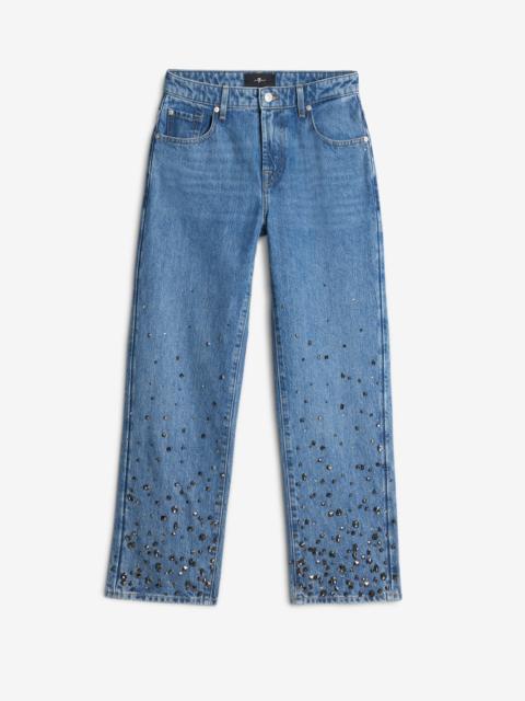 MANKIND Embellished Calie Straight Ankle in Dance