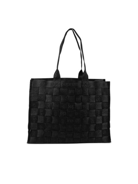 jacquard woven tote bag