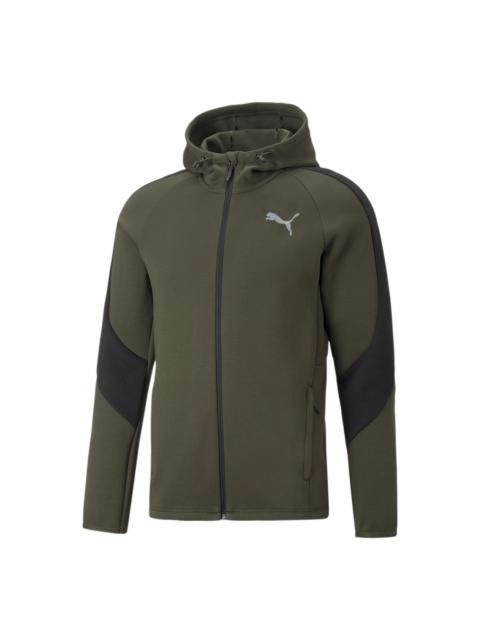 PUMA Evostripe Full Zip Hoodie 'Green' 672386-70