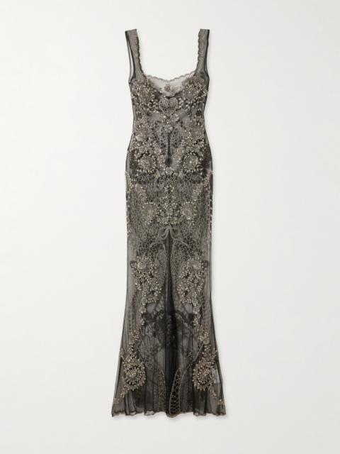 Cora Embellished Tulle Gown