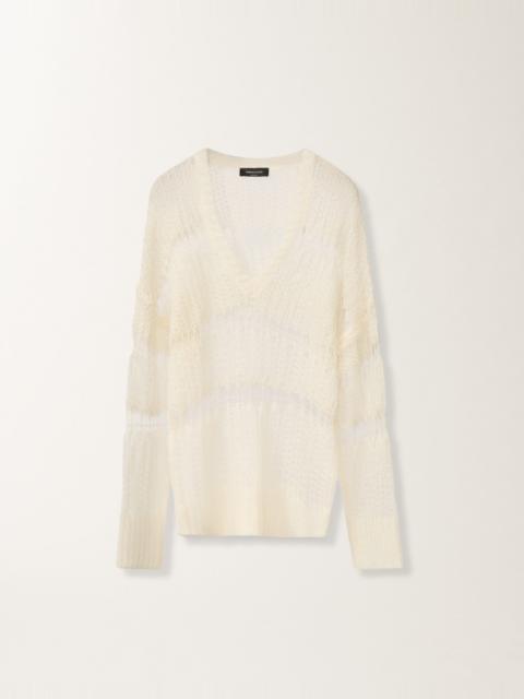 Mohair and organic cotton sweater