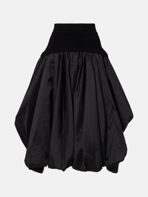 Corinn bubble midi skirt