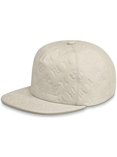 Louis Vuitton 1.0 Cap Embossed Monogram Leather White