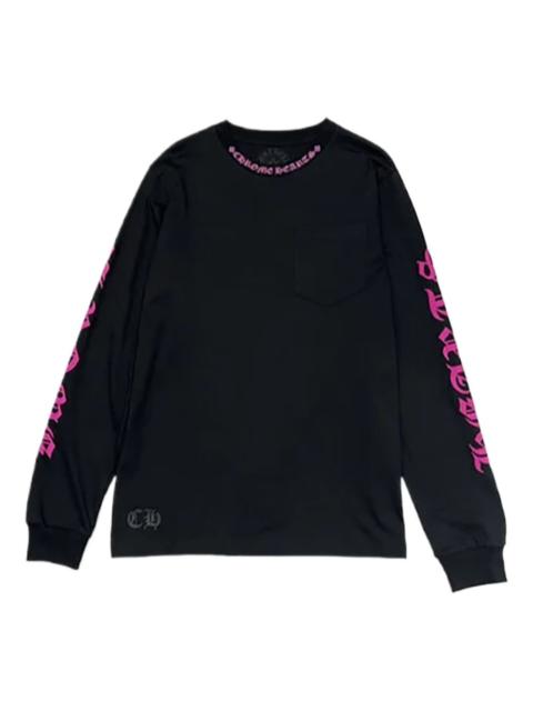 pocket long-sleeve crew